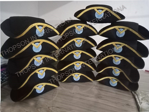 Chapeau TRICORN fait à la main en feutre de laine STYLE maçon libre - Product Image 5