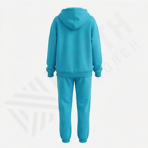 Conjunto Deportivo Personalizado 2025 para Mujer, de Felpa y Algodón, con Capucha, Pantalones Deportivos con Cremallera, Logotipo Bordado, Estilo Casual, Ropa Deportiva Nueva Personalizada para Gimnasio - Product Image 2