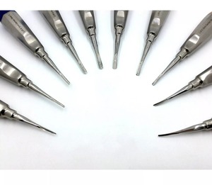 Haute Qualité Brand New ALLEMAND 8 PC CHIRURGIE DENTAIRE DROITE EXTRACTION LUXATING APICAL ROOT TIP ASCENSEUR En Acier Inoxydable - Product Image 4