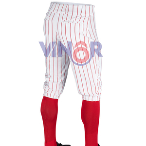 กางเกงเบสบอลผู้ชายแบบเบา ผลิตตามสั่ง ผ้าเรียบ แห้งเร็ว ระบายอากาศได้ดี กางเกงเบสบอลแบบกำหนดเองสำหรับผู้ชาย คุณภาพดี - Product Image 2