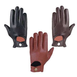 Nouveaux gants de conduite en cuir, imperméables, antidérapants, respirants, confortables, tailles personnalisées - Product Image 6