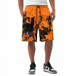 กางเกงสเวตเตอร์ทรงหลวมสำหรับผู้ชายกางเกงขาสั้นผ้าฟลีซเอวสูงเสื้อผ้าแนวสตรีทสำหรับฤดูหนาว - Product Image 3