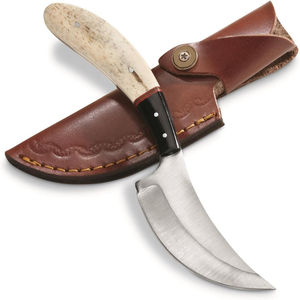 Cuchillo de Caza de Hoja Fija, Funda de Cuero Vacuno Cómoda, Personalizable, OEM, Cuchillo de Camping de Acero Inoxidable, Apto para Lavavajillas - Product Image 6