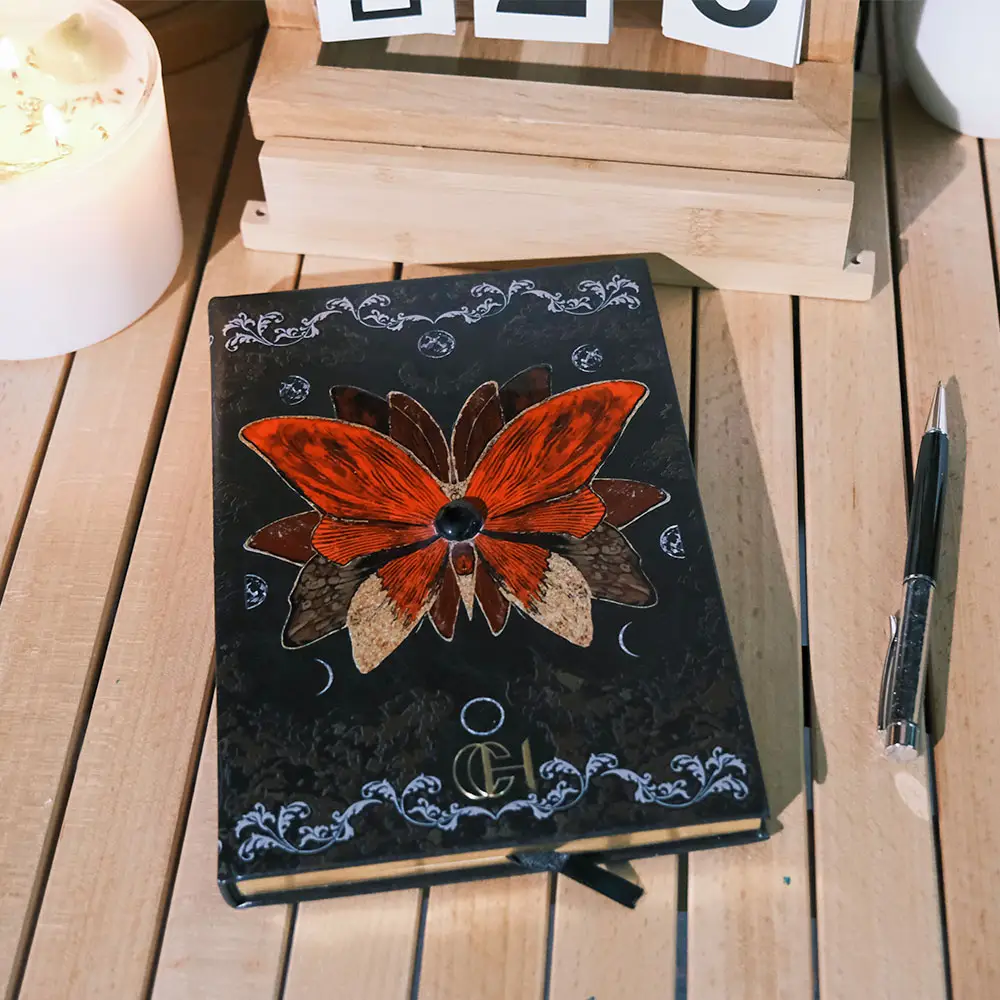 Kabbale En Gros Personnalisation Impression Noir De Luxe Journal Papillon Cahier Planificateur Journal