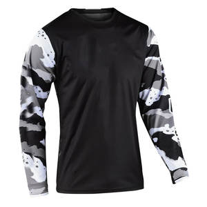 Vente en gros d'uniforme de cyclisme personnalisé Maillot de vélo de route et VTT respirant Vêtements de cyclisme pour hommes Polyester Service OEM Voyage en plein air - Product Image 2