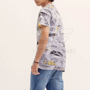 เสื้อยืดผู้ชายผ้ายืดน้ำหนักเบาเหมาะสำหรับยิมวิ่งและใช้งานกลางแจ้งมีสไตล์ - Product Image 4