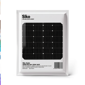 Panel Solar Monocristalino HJT de Media Celda Siko Solar SKM475N-60H 550W-560W Negro - Product Image 2