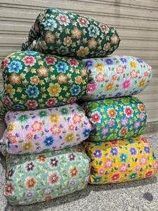 Encaje de miel no tejido urdimbre Poly Chinon tela antiestática transpirable a prueba de agua bordado Floral para vestidos de novia saris - Product Image 4