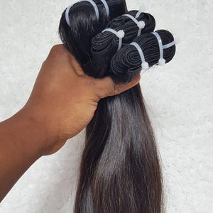 Extensions de cheveux indiennes Remy longues et bouclées pour femmes, vente en gros, finition brillante, double trame machine, aucun traitement chimique - Product Image 2