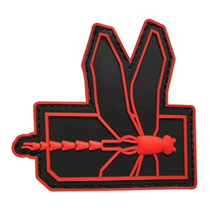 Patchs en caoutchouc PVC souple de haute qualité avec logo personnalisé imprimé, cœur en relief 3D, grande taille, style sportif - Product Image 1