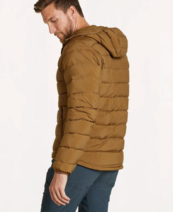 Blousons bombardiers matelassés rembourrés personnalisés unisexe veste d'extérieur d'hiver à fermeture éclair avec rembourrage respirant et col à capuche vente en gros - Product Image 3