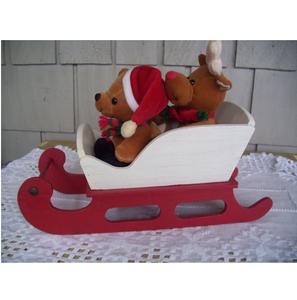 Cesta de trineo para mesa, decoración de interior y exterior para Festival en casa - Product Image 6