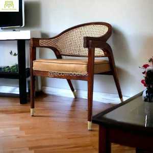 Silla de Comedor de Madera Maciza de Alta Calidad, Silla de Descanso, Silla de Madera Maciza para Hotel, Club, Restaurante - Product Image 2