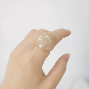 Buffalo Horn Ring Polished Party Ware Jewelry for Wedding Anniversary Hot <b>Sale</b> Color Natural Horn - Product Image 1