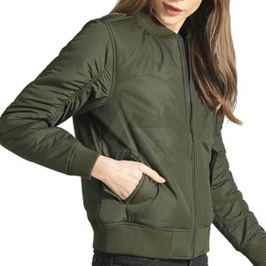 Top Quality Casual Wear <b>Women</b> <b>Bomber</b> <b>Jacket</b> Designed For Everyday Wear With Comfortable Fit And Simple Style - Product Image 2