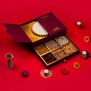 Boîte cadeau à tiroirs rigides Diwali - Product Image 1