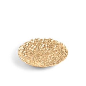 Assiette décorative en forme de pétale de fleur d'or Plateau de service élégant pour décor de table et d'événement - Product Image 4