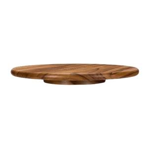 Plateau tournant en bois d'acacia Lazy Susan pour table à manger, plateau rond en bois pour servir du vin, du fromage et des repas - Product Image 6