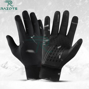 Durable Thermal <b>Touch</b> <b>Screen</b> Leather <b>Gloves</b> with Eco-Friendly Breathable Design for Outdoor Daily Use-Classical Style - Product Image 5