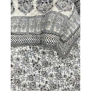 Colcha Kantha Tradicional de Algodón Estampada a Mano con Diseño Floral de Patchwork Hecho a Mano para el Hogar, Verano e Invierno - Product Image 1