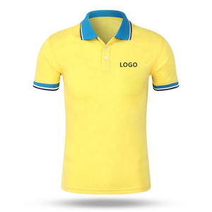 Vente en gros Premium personnalisé hommes XL été tricoté pour polo impression numérique rayure manches courtes - Product Image 4