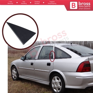 BSP1112-1 Rear Left Door Window Outer <b>Corner</b> Frame Triangle <b>Molding</b> 90524879 for Vectra B 1995-2002 - Product Image 5