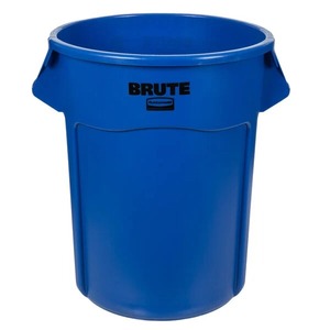 Bote de Basura Redondo Azul Rubbermaid 1779732 BRUTE de 55 Galones - Product Image 4