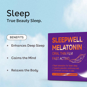 Tiras Orales para Dormir de Diseño Personalizado, Suplementos en Tiras Orales Disolubles, Película Bucal Disoluble, Tiras Orales Nutracéuticas para Dormir - Product Image 6