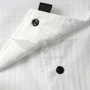 Veste anorak respirante sur mesure pour hommes, en couleur blanche, nouveauté, vestes anorak d'extérieur pour hommes - Product Image 4