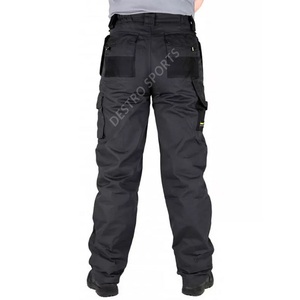 Best Selling Breathable Quick Dry Custom Logo Mens Softshell Sweatpants Cotton Liner Vintage Elastic Waist Waterproof Windproof - Product Image 3
