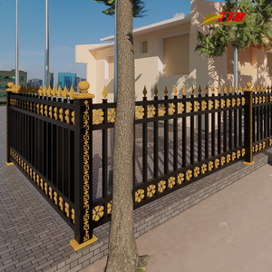 Juego de vallas para exteriores de fabricación vietnamita, con paneles de hierro forjado, utilizando solo materiales locales para un uso duradero - Product Image 2