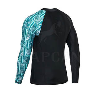 เสื้อแรชการ์ดพิมพ์ลายสำหรับผู้หญิงระบายอากาศสีตามสั่งวัสดุคุณภาพสูง - Product Image 2