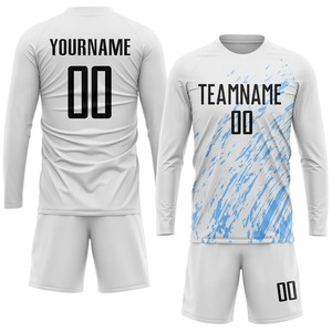เสื้อฟุตบอลแบบใหม่ ดีไซน์ตามสั่ง ระบายอากาศได้ดี ขายส่ง ชุดฟุตบอลสีสันสดใส ผลิตด้วยเทคนิค Sublimation ผ้าโพลีเอสเตอร์ 100% แห้งเร็ว - Product Image 4