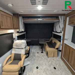 OBM en Chine : Remorque de voyage en aluminium gris 2025 pour camping-car avec espace couchage - Product Image 3