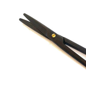 Ciseaux chirurgicaux allemands en acier inoxydable Ciseaux Metzenbaum à lame droite et tranchante de couleur noire pour usage hospitalier - Product Image 5