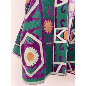 Unisex Velvet Fabric Floral Design Embroidery <b>Jacket</b> Suzani Coat Party Wear <b>Jacket</b> Coat Inside Cotton Fabric Boho <b>Hippie</b> Coat - Product Image 3