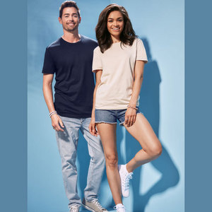 Nouvelle collection été grande taille de vêtements pour femmes col ras du cou manches courtes hauts de couleur unie t-shirt décontracté pour femmes - Product Image 3