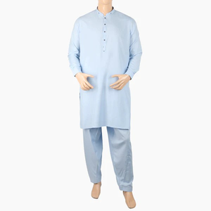 Shalwar Kameez para Hombre, Transpirable, de Alta Calidad, 2024, Servicio OEM al por Mayor, Multicolor, Informal, Islámico, de Algodón, Secado Rápido, Sin Arrugas - Product Image 3