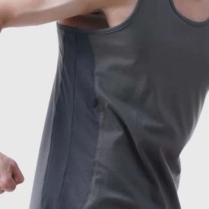 Vêtements de sport fabriqués au Pakistan, débardeur en maille respirante, vente directe d'usine, grande taille, vêtements d'été, débardeurs pour hommes - Product Image 3