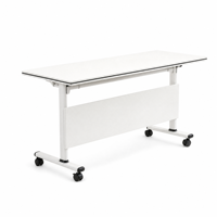 Table de formation mobile à roulettes, pliable, pour salle de classe, directement de l'usine