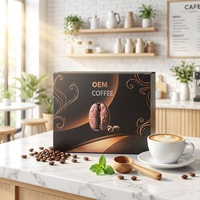 Boîtes de présentation de luxe pour sachets de boissons au café en gros, sachets de café véritable CASANOVA, boîte de café aux herbes et au chocolat
