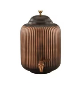 Venta de Fábrica, Precio Económico, Matka de Cobre Antigua Heritage con Cuerda, 12 Litros, Donde la Tradición se Une a la Artesanía. Jarra de Cobre - Product Image 6