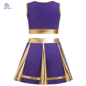 Dernière conception d'uniforme de pom-pom girl fabriqué en usine Design personnalisé uniforme de pom-pom girl à forte valeur ajoutée - Product Image 2