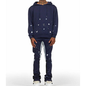 Ensemble de survêtement de jogging pour homme, tenue d'entraînement sportive, confortable, respirant, course à pied, entraînement physique, vêtements décontractés - Product Image 2