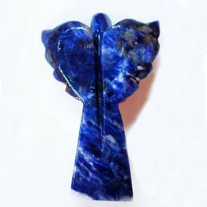 Lapis Lazuli Pierre Précieuse Fence Ailes Ange - Product Image 2