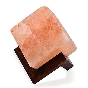 Lámparas de cubo Penny de madera del Himalaya en tamaños personalizados, lámparas de sal natural, lámparas de sal al mejor precio - Product Image 4