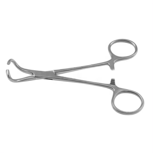 Pince à serviette de haute qualité 13,5 cm en acier inoxydable, forceps vétérinaire pointu certifié CE avec 1 an de garantie - Product Image 4