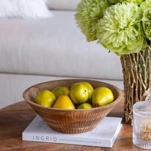 Salade à motifs élégants et bols à soupe repas quotidiens en bois poli durable pour des occasions spéciales-Ustensiles de cuisine en gros - Product Image 2