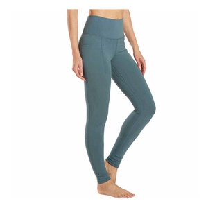 Leggings de yoga transpirables con cintura elástica cruzada para uso al aire libre para mujer - Product Image 5