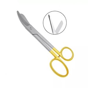 Tijeras de enfermera al por mayor y tijeras de vendaje Lister de 14,5 cm con fórceps de vendaje con logotipo elegante personalizado - Product Image 4